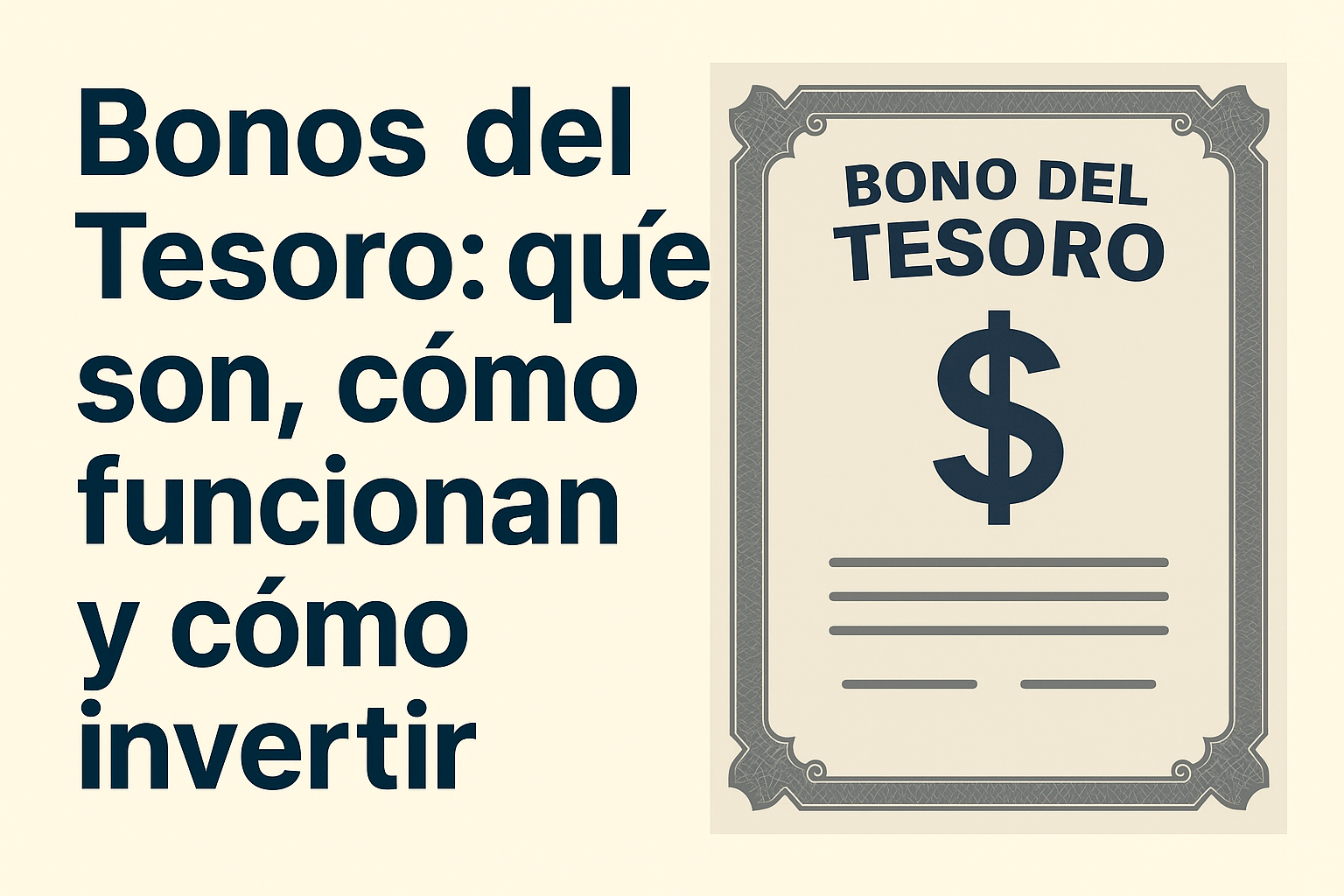 Bonos del Tesoro